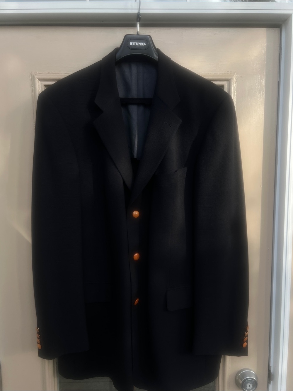 Hugo Boss "Harvard" Vintage 90’s 3-Button Virgin Wool Blazer – Size 42L. Stellar